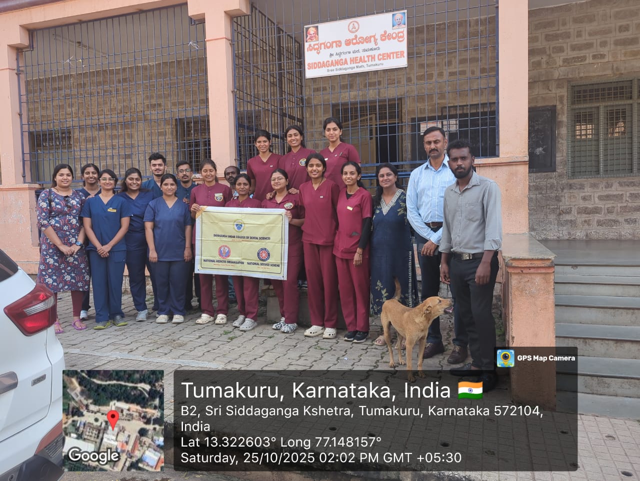 Dental screening in progress on Day 2